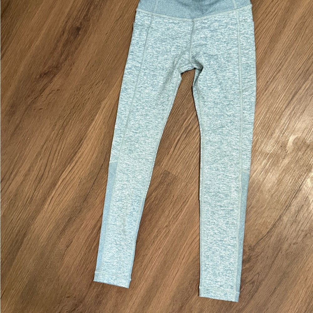 Athleta Light Gray Kids Leggings